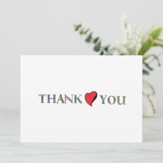 Eenvoudig bedankt (Staand voorkant)