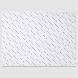 Eenvoudig bedankt beige Blue Packaging Business Tissuepapier