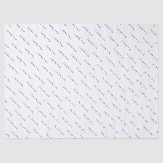 Eenvoudig bedankt beige Blue Packaging Business Tissuepapier (Voorkant)