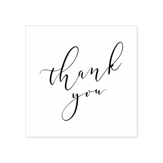 Eenvoudig bedankt dat je de rubberstempel hebt ged (Afrduk)