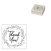 Eenvoudig bedankt rubberstempel (Gestempeld)