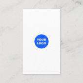 Eenvoudig bedankt voor je aankoop Voeg Logo toe Visitekaartje (Achterkant)