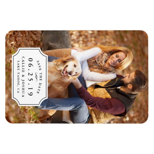 Eenvoudig bedrag opslaan Datum Magneet (Horizontaal)