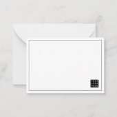 Eenvoudig bedrijf Logo Branded Professional Notitiekaartje (Voorkant)