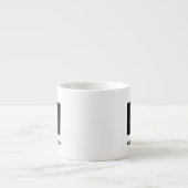 Eenvoudig  Bedrijf Logo Espresso Kop (Voorkant)