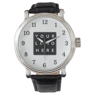 Eenvoudig bedrijf Logo Promotional Branded Horloge