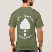 EENVOUDIG BEDRIJF STE MERE EGLISE T-SHIRT (Achterkant)