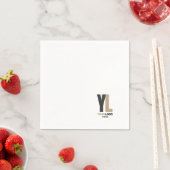 Eenvoudig Bedrijf verticaal logo Business Merkhoek Servet (Insitu)