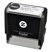 Eenvoudig bedrijfsformulier Logo Zelfinktende Stempel (Product)