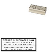 Eenvoudig bedrijfsformulier rubberstempel (Gestempeld)