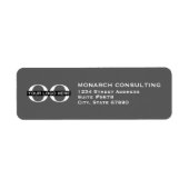 Eenvoudig bedrijfslogo voor Logo Etiket (Voorkant)