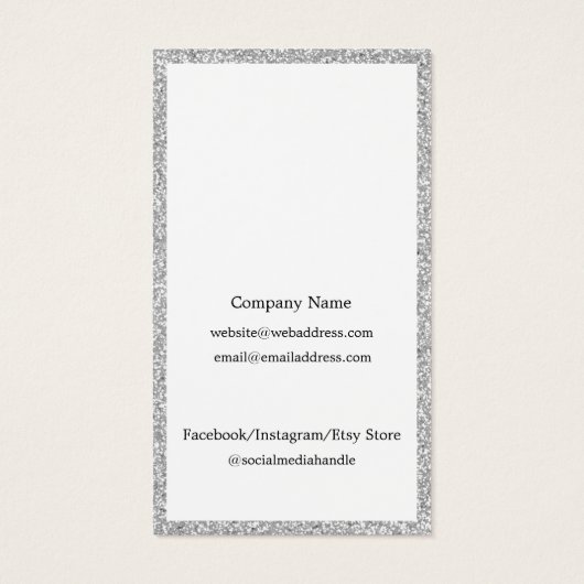 Eenvoudig bedrijfsmiddelenbeeldscherm Aangepaste L Visitekaartje (Achterkant)