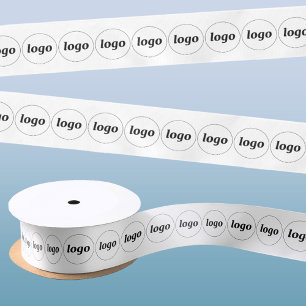 Eenvoudig bedrijfspatroon voor Logo Satijnen Lint