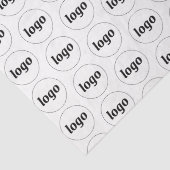 Eenvoudig bedrijfspatroon voor Logo Tissuepapier (Detail)