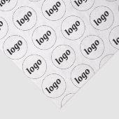 Eenvoudig bedrijfspatroon voor Logo Tissuepapier (Detail)