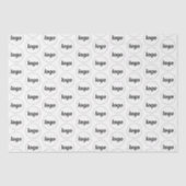 Eenvoudig bedrijfspatroon voor Logo Tissuepapier (Voorkant)