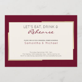 Eenvoudig begrafenisplechtig bruiloft kaart