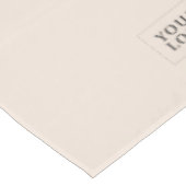 Eenvoudig Beige Bedrijf Logo Craft Show Tafelkleed (Gekanteld)