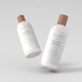 Eenvoudig beige ingrediëntenetiket voedselcontainer etiket