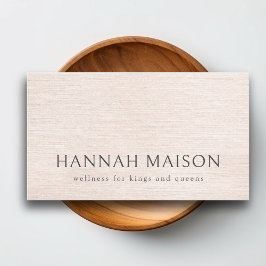 Eenvoudig Beige Modern Minimalist Visitekaartje