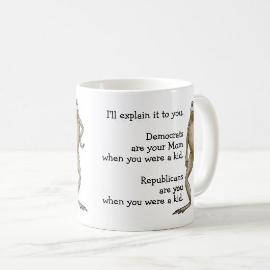 Eenvoudig beleid koffiemok (Voorkant rechts)