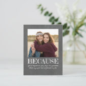 Eenvoudig, ben je mijn Bridesmaid foto? (Staand voorkant)