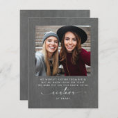 Eenvoudig, ben je mijn Bridesmaid foto? (Voorkant / Achterkant)