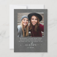 Eenvoudig, ben je mijn Bridesmaid foto?