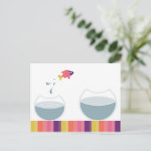 Eenvoudig bericht weergeven briefkaart (Staand voorkant)