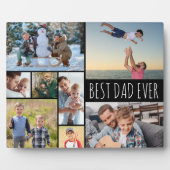 Eenvoudig BESTE DAD OOIT 8 Photo Collage Fotoplaat (Voorkant)
