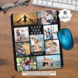 Eenvoudig BESTE DAD OOIT Foto Collage, aangepast Muismat<br><div class="desc">Creëer a keepomwille photomemory mousepad met een collage van negen van je favoriete afbeeldingen van je speciale vader. DE VERANDERING VAN DE TITEL: De eenvoudige, klassieke titel BESTE DAG kan OOIT worden veranderd en u kunt een persoonlijk bericht zoals HAPPY VADERDAG, HAPPY BIRTHDAY of MET VERLIES, NAMEN toevoegen. KLEURVERANDERING: U...</div>