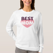 Eenvoudig beste mama-Moederdag | SHIRT SLEEVE (Voorkant)