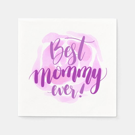 Eenvoudig beste Moederdag | Napkin Servet (Voorkant)