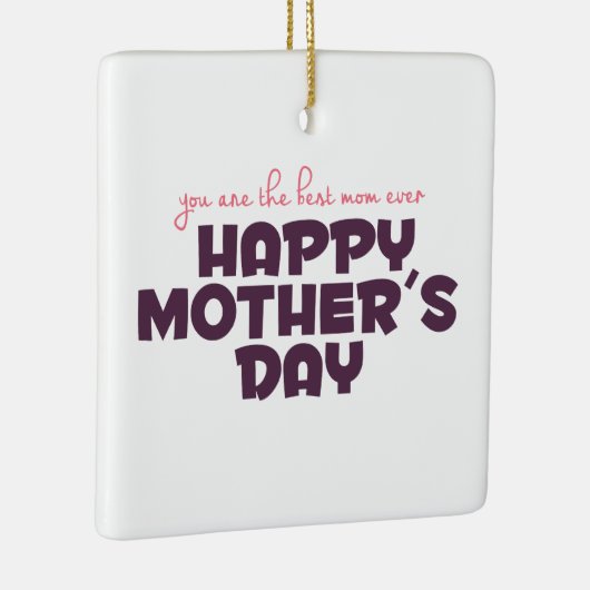 Eenvoudig beste Moederdag | ORNAMENT (Rechts)