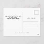 Eenvoudig Beste Pap Ooit Vaders Dag Pap 4 foto Feestdagenkaart (Achterkant)