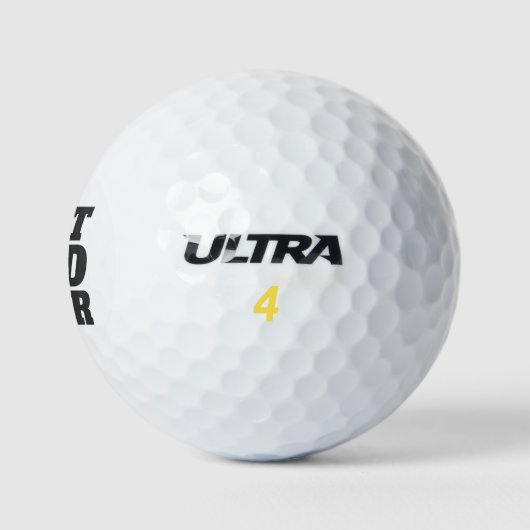 Eenvoudig beste vader ooit Vaderdag | Golf Balls Golfballen (Logo)