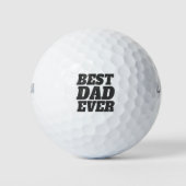 Eenvoudig beste vader ooit Vaderdag | Golf Balls Golfballen (Voorkant)