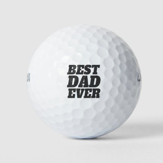Eenvoudig beste vader ooit Vaderdag | Golf Balls Golfballen (Voorkant)