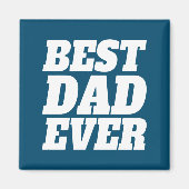 Eenvoudig beste vader ooit Vaderdag | Magneet (Voorkant)