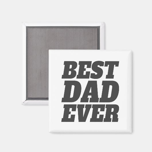 Eenvoudig beste vader ooit Vaderdag | Magneet (Voorkant / Achterkant)
