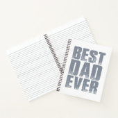 Eenvoudig beste vader ooit Vaderdag | NOTITIEBOEK (Binnen)