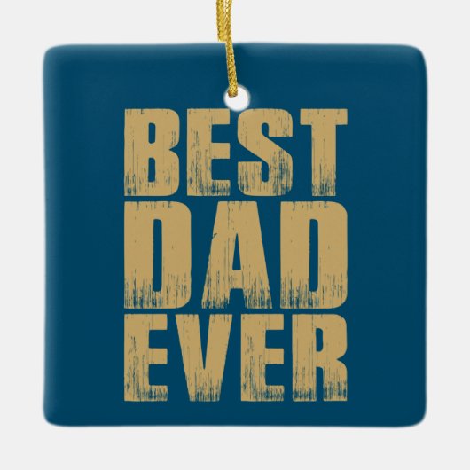 Eenvoudig beste vader ooit Vaderdag | ORNAMENT (Voorkant)