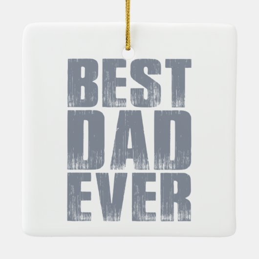 Eenvoudig beste vader ooit Vaderdag | ORNAMENT (Achterkant)