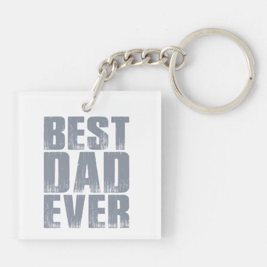 Eenvoudig beste vader ooit Vaderdag | SLEUTELHANGE Sleutelhanger (Achterkant)
