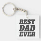 Eenvoudig beste vader ooit Vaderdag | SLEUTELHANGE Sleutelhanger (Voorkant)