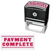 Eenvoudig "BETALINGSCOMPLETE" Rubberstempel Zelfinktende Stempel (In situ)