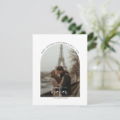 Eenvoudig Beter Samen Kerst Schattigee Foto Feestdagenkaart (Staand voorkant)