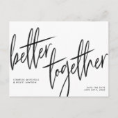 Eenvoudig beter samen manuscript sparen de Datum Briefkaart (Voorkant)