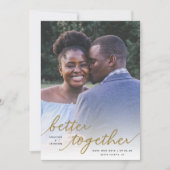 Eenvoudig beter samen Manuscript Volledige Foto | Save The Date (Voorkant)