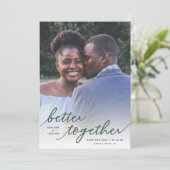 Eenvoudig beter samen Manuscript Volledige Foto |  Save The Date (Staand voorkant)